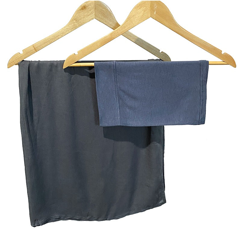 Bamboo Modal Hijab - Charcoal