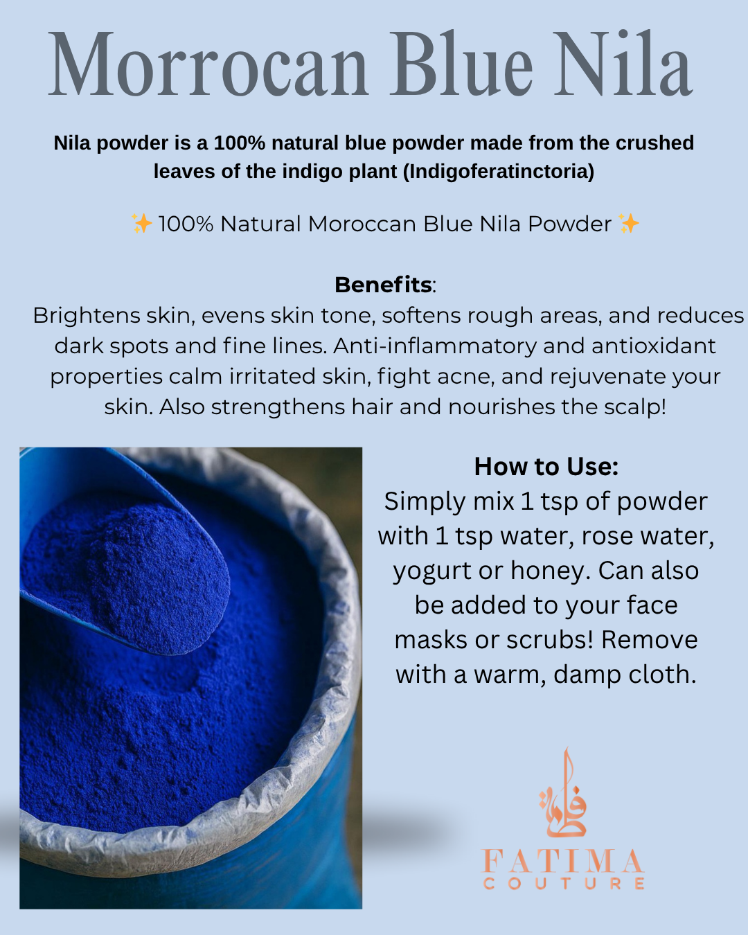 Morrocan Nila powder