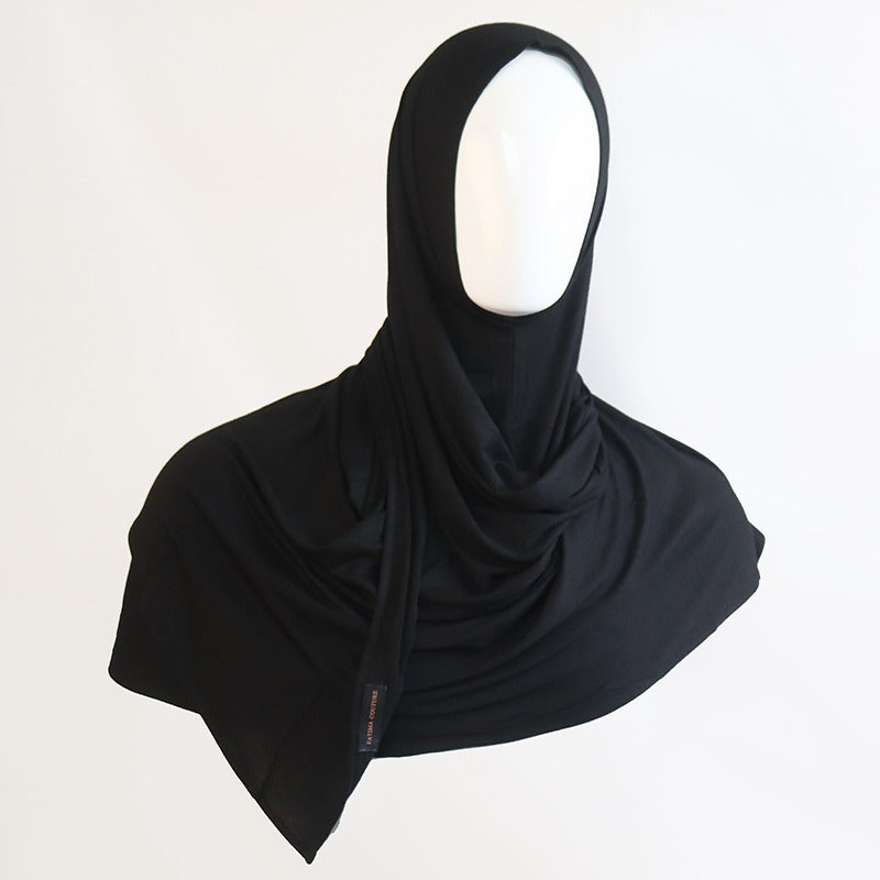 Instant jersey wrap hijab