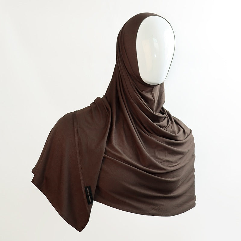 Instant jersey wrap hijab