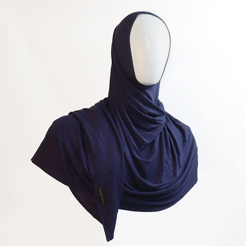 Instant jersey wrap hijab