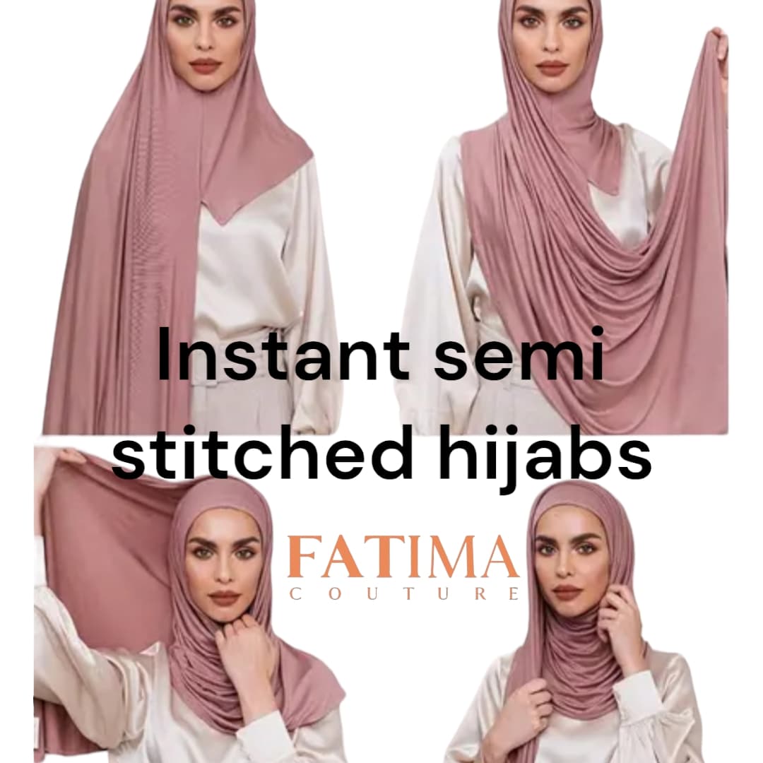 Instant jersey wrap hijab
