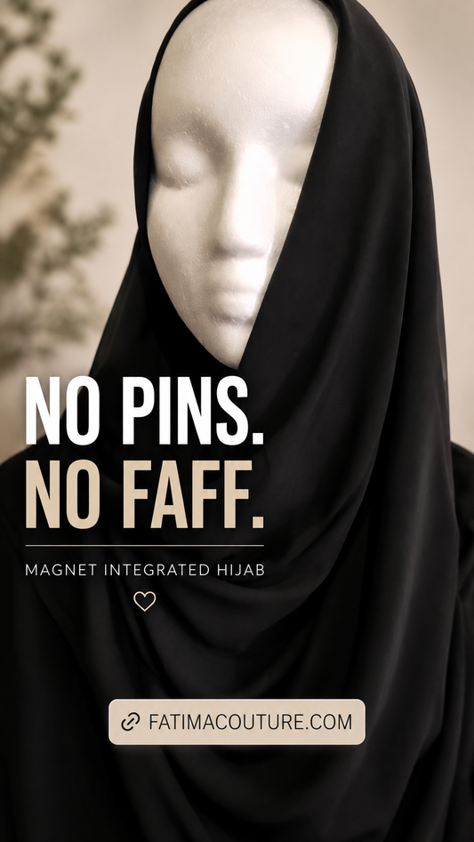 Magnet Hijab (Black)