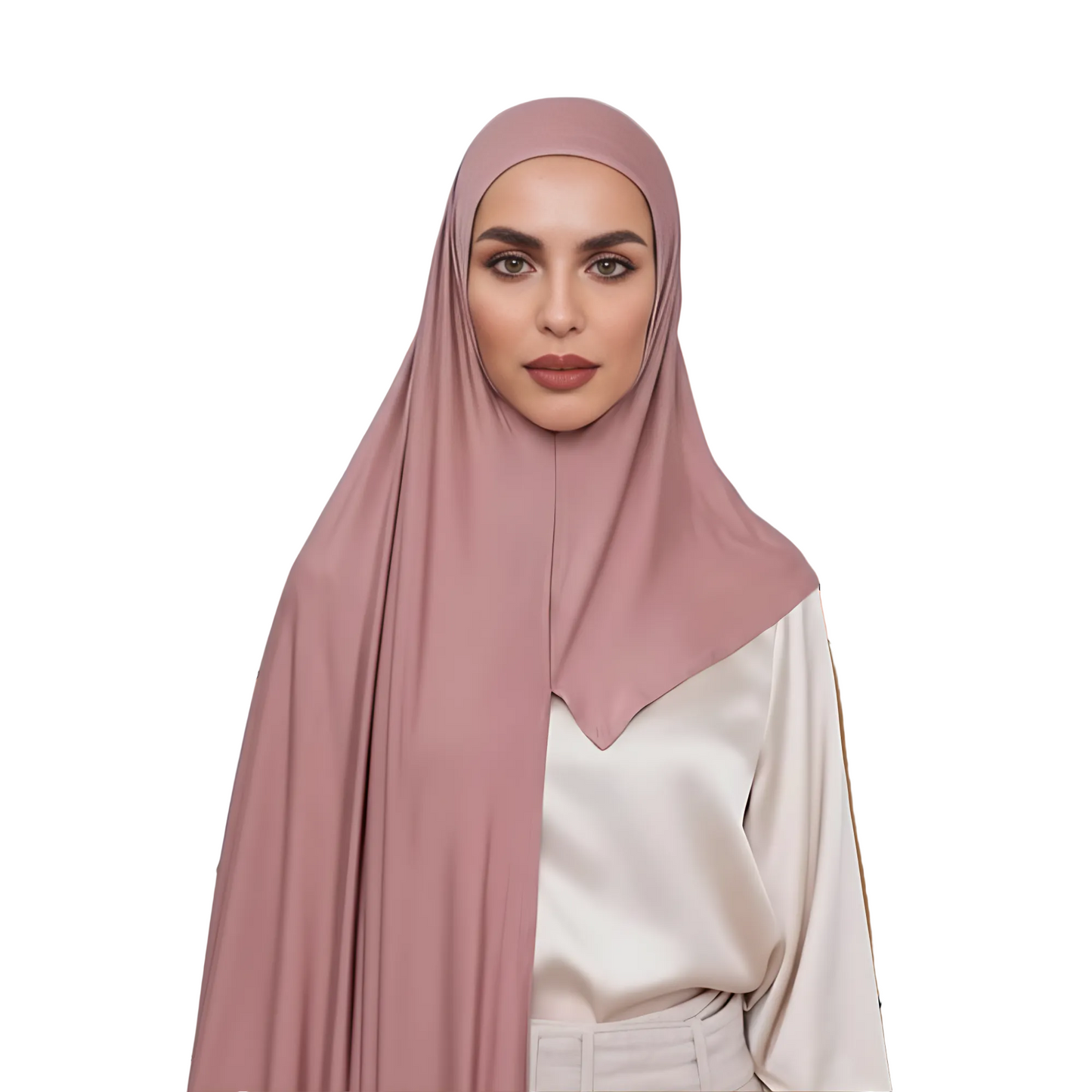 Instant Jersey Hijab -  Rose Taupe